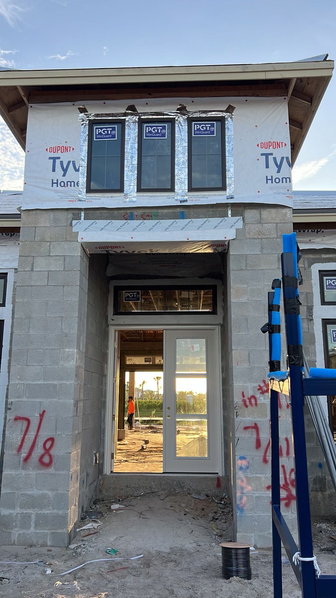 Installation of doors and windows